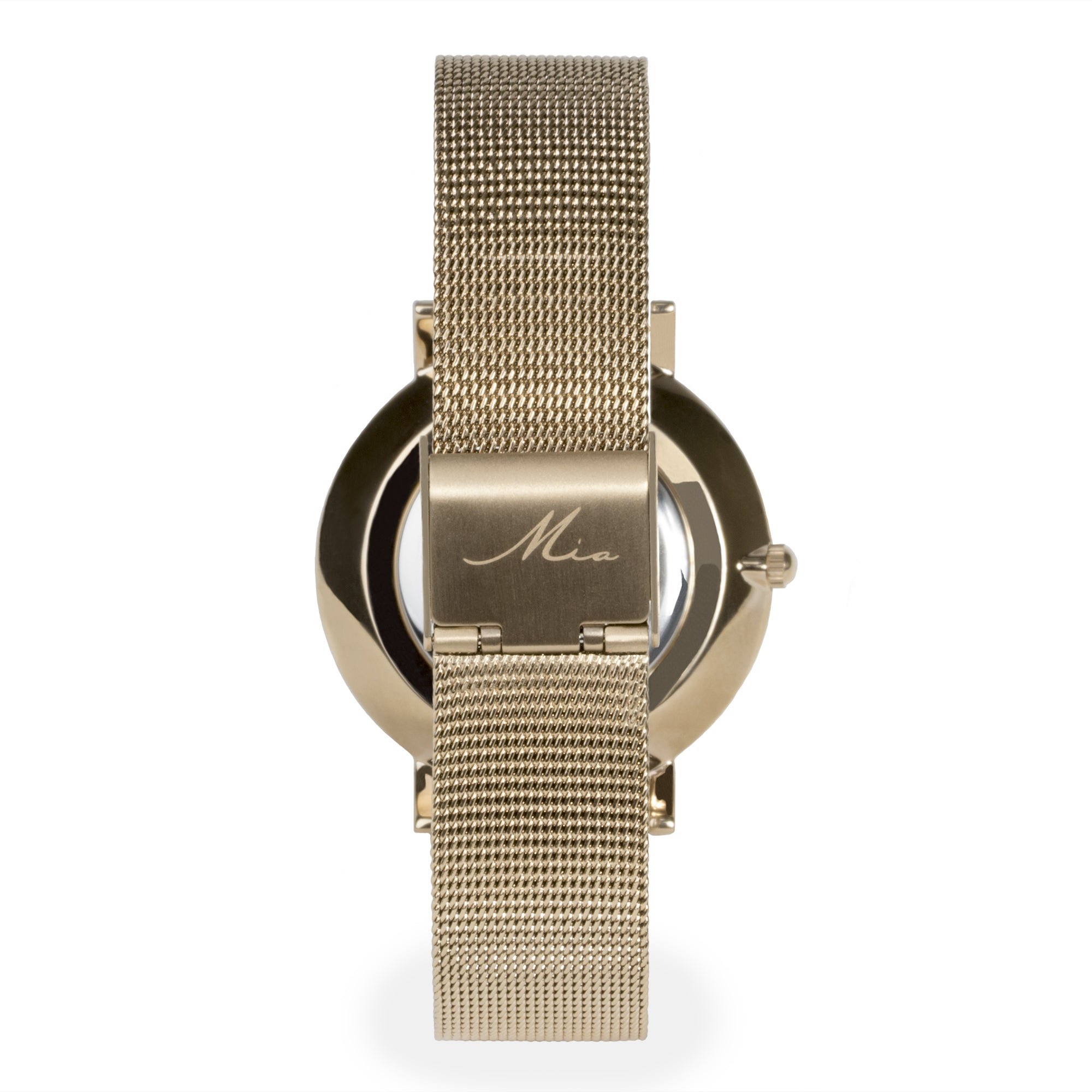 minimal classic gold watch women