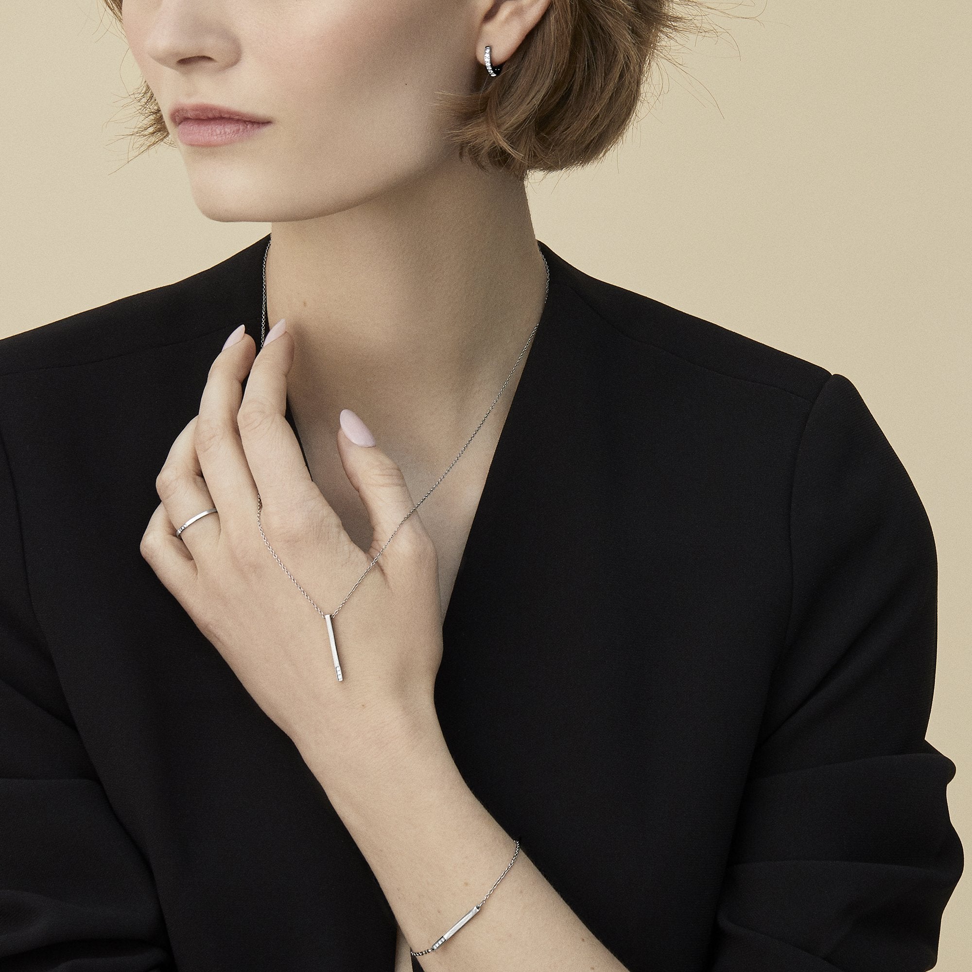 women stainless steel minimal ring bague minimaliste femme acier inoxydable MIA Jewelry