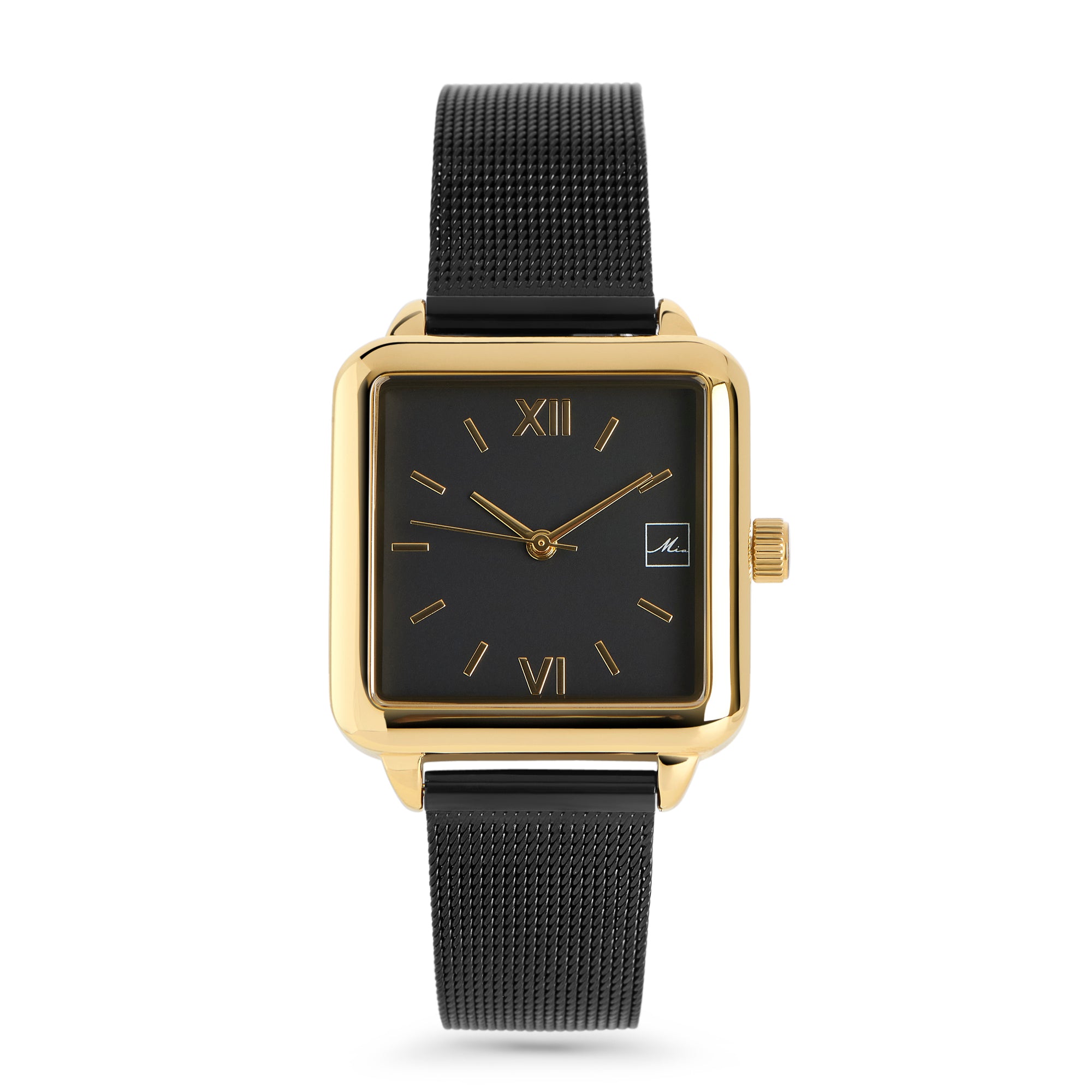Montre carrée en acier inoxydable