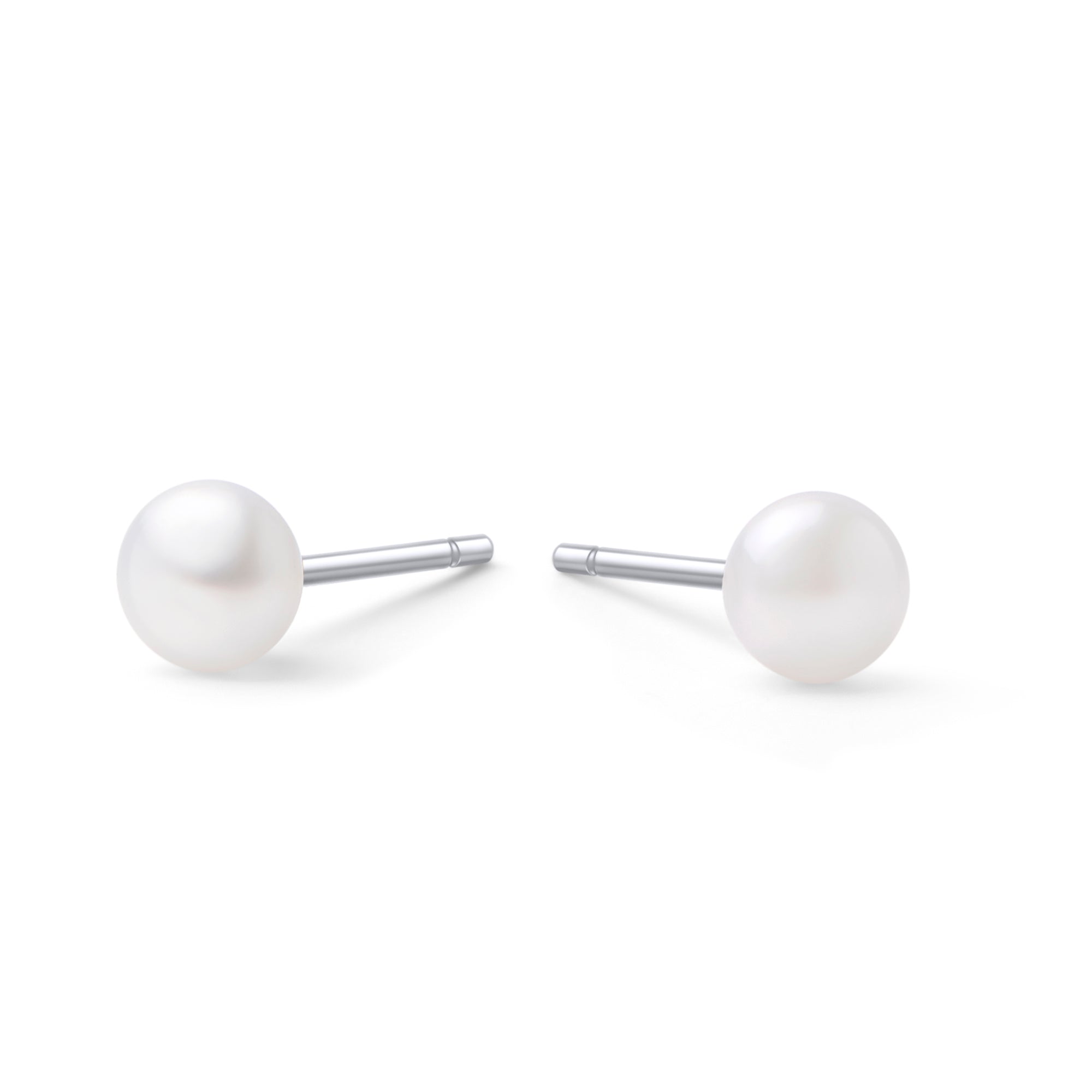 Boucles oreilles perle 3 mm acier inox