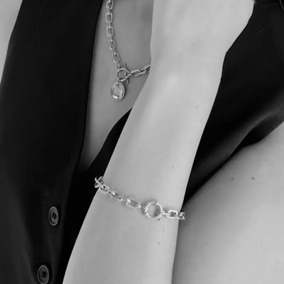 Behind the scene : Fashion stainless steel bracelet 